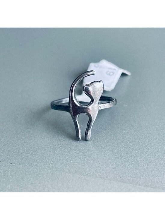 Jewelry - Kitty Cat Sterling Silver Ring Available in Sizes 6, 7, 8, 9, 10 NEW!!